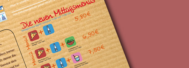 Mittagsmenüs